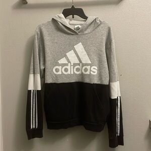 *Bleach Stained* Adidas Hoodie Sweatshirt Pullover Style